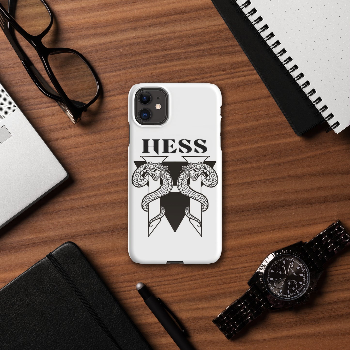Hess Snake logo Ian Messeli Design Snap case for iPhone®