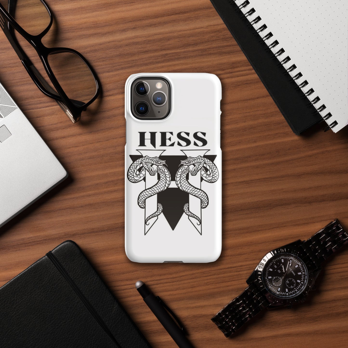 Hess Snake logo Ian Messeli Design Snap case for iPhone®