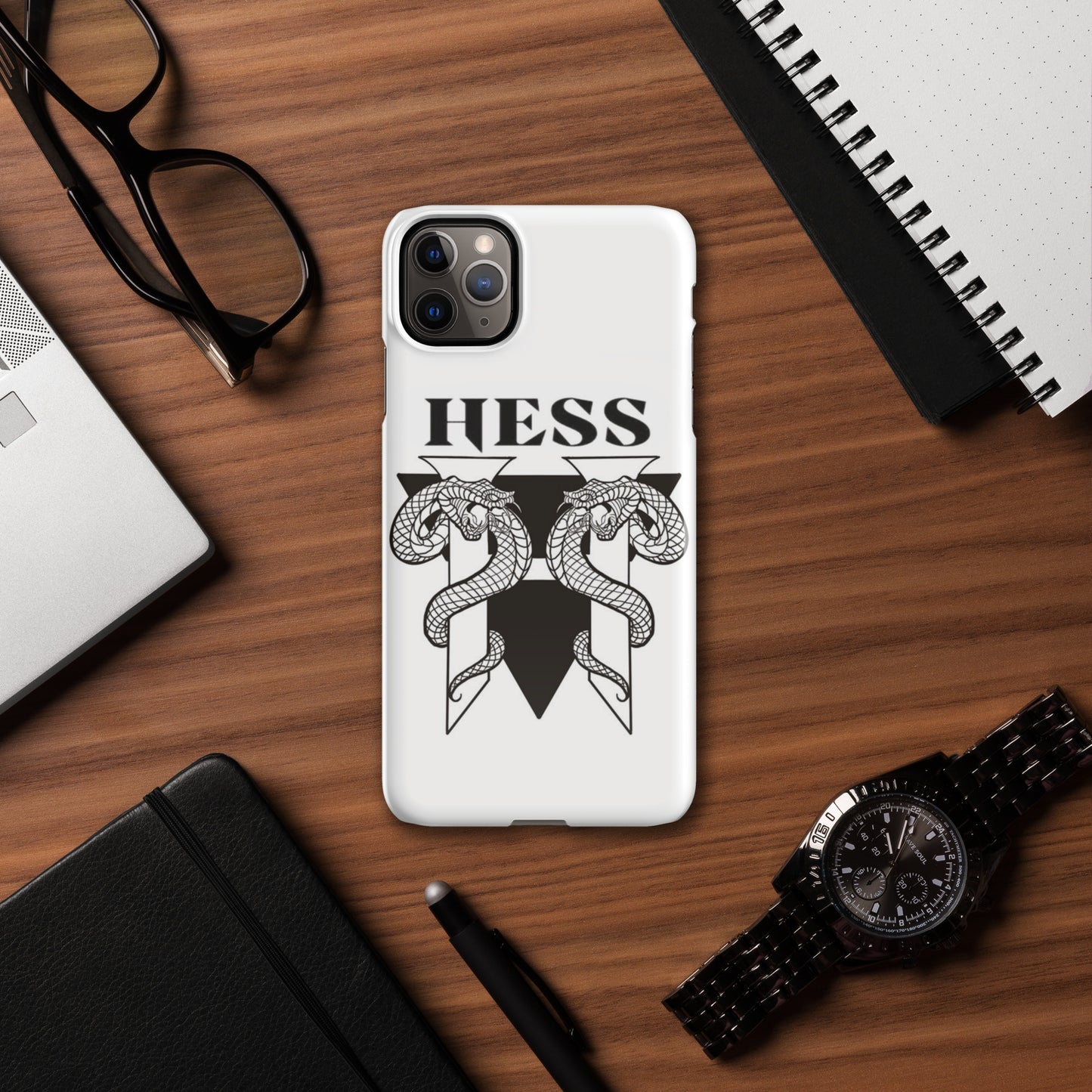Hess Snake logo Ian Messeli Design Snap case for iPhone®
