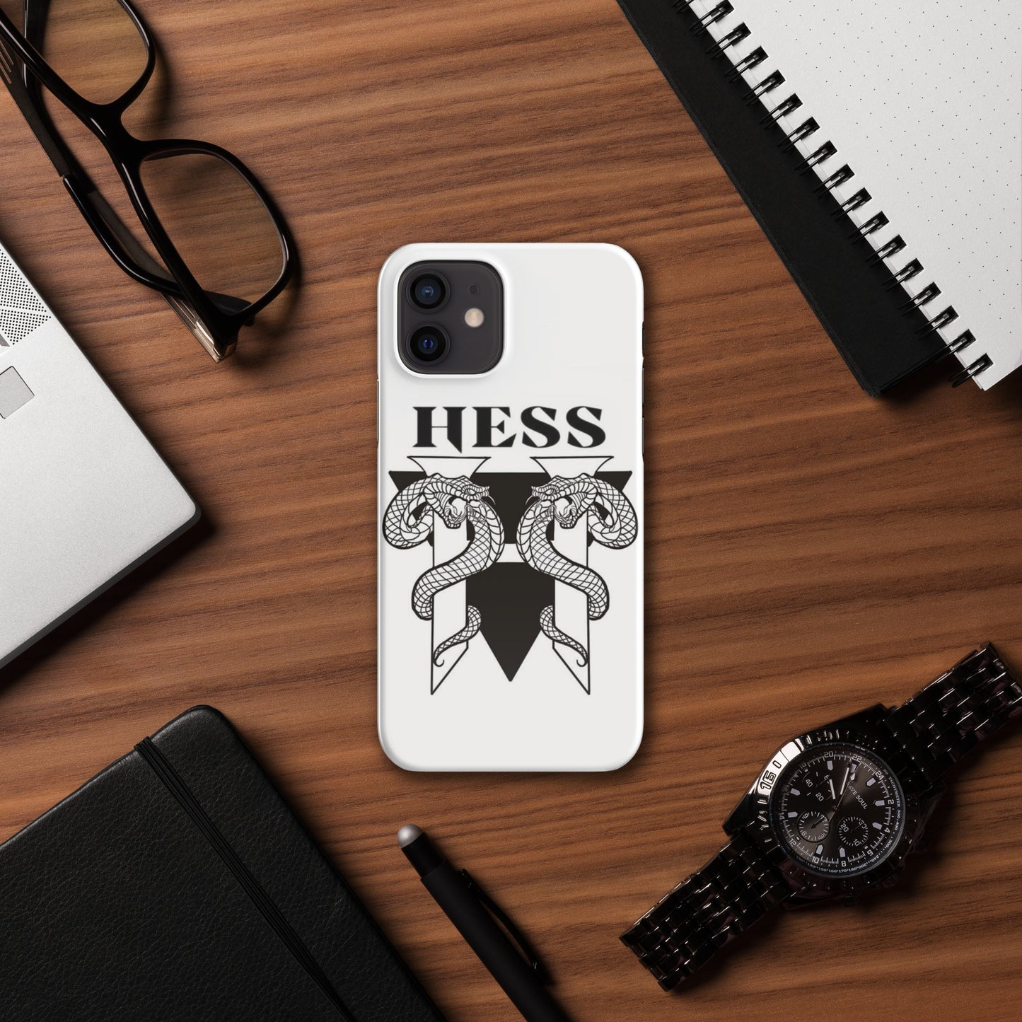 Hess Snake logo Ian Messeli Design Snap case for iPhone®