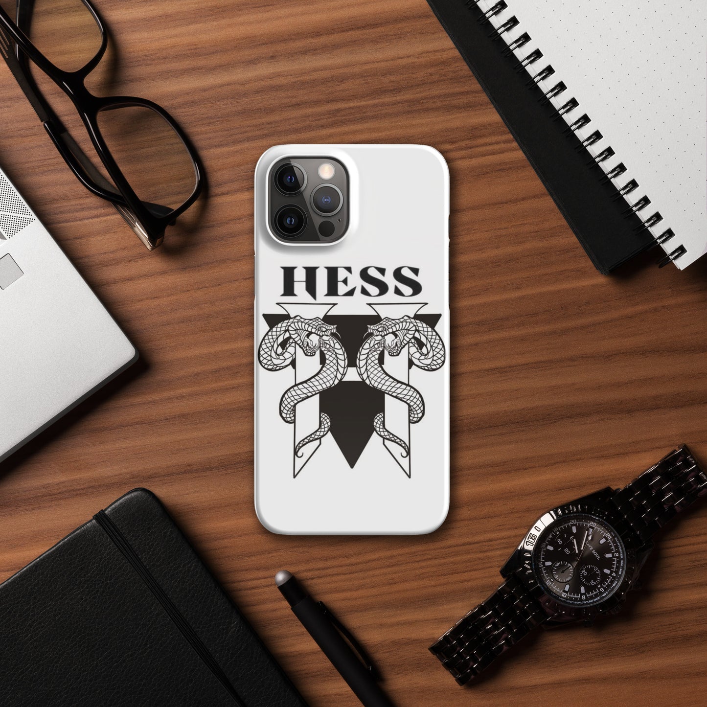 Hess Snake logo Ian Messeli Design Snap case for iPhone®