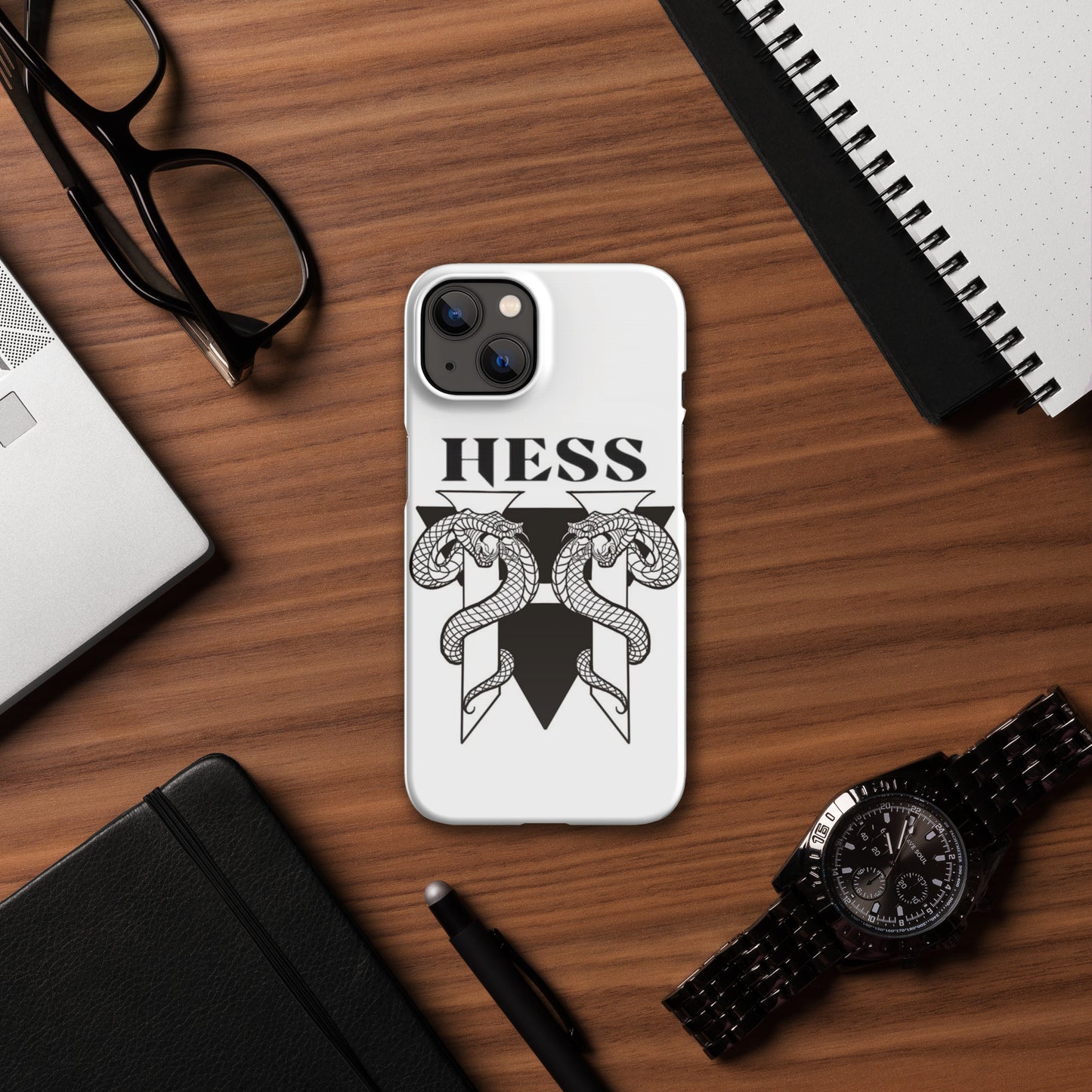 Hess Snake logo Ian Messeli Design Snap case for iPhone®