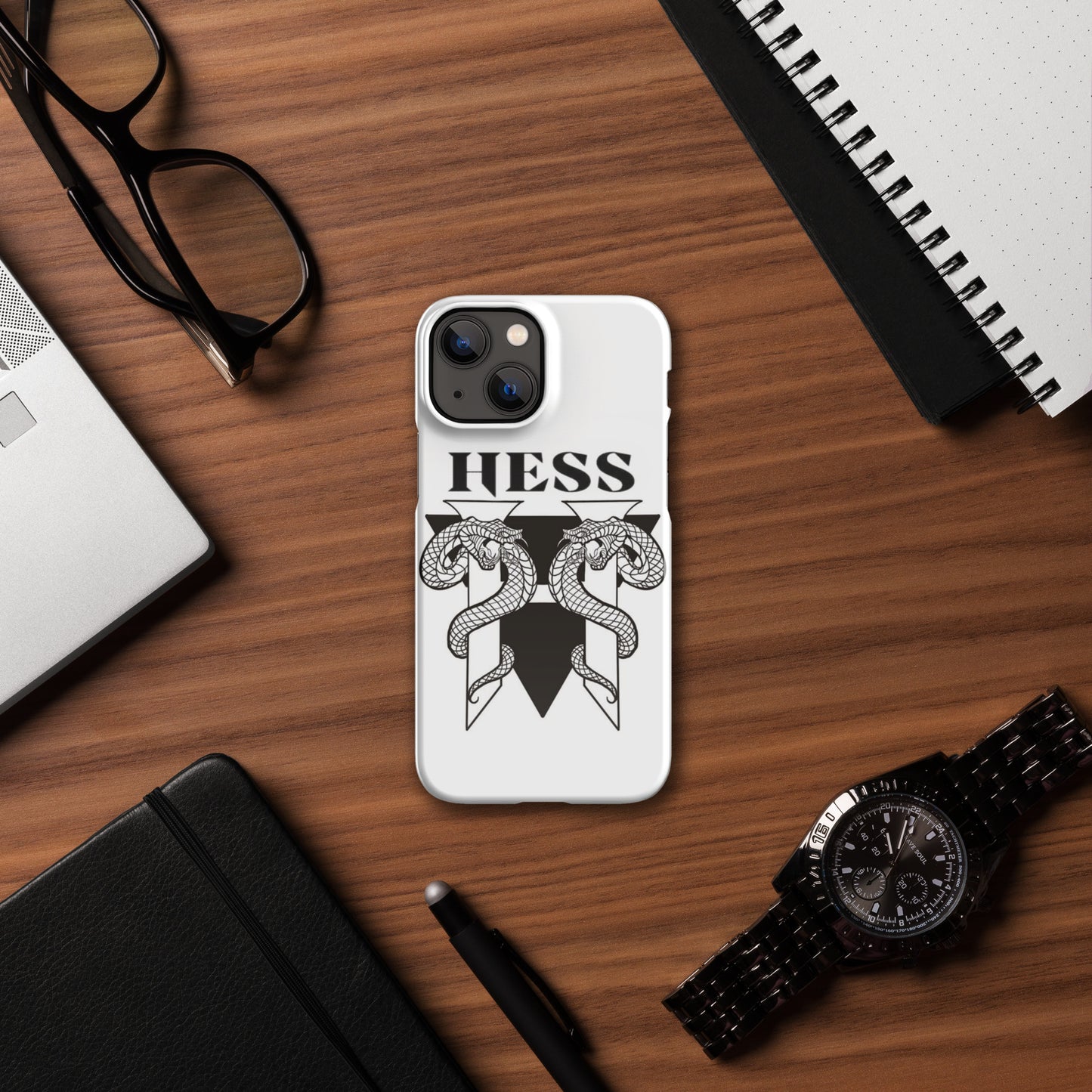 Hess Snake logo Ian Messeli Design Snap case for iPhone®
