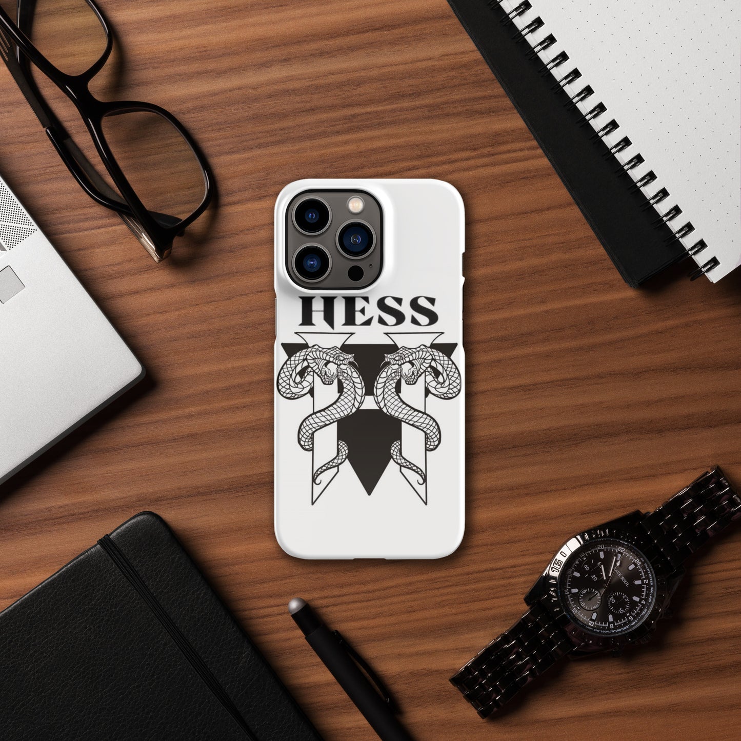 Hess Snake logo Ian Messeli Design Snap case for iPhone®