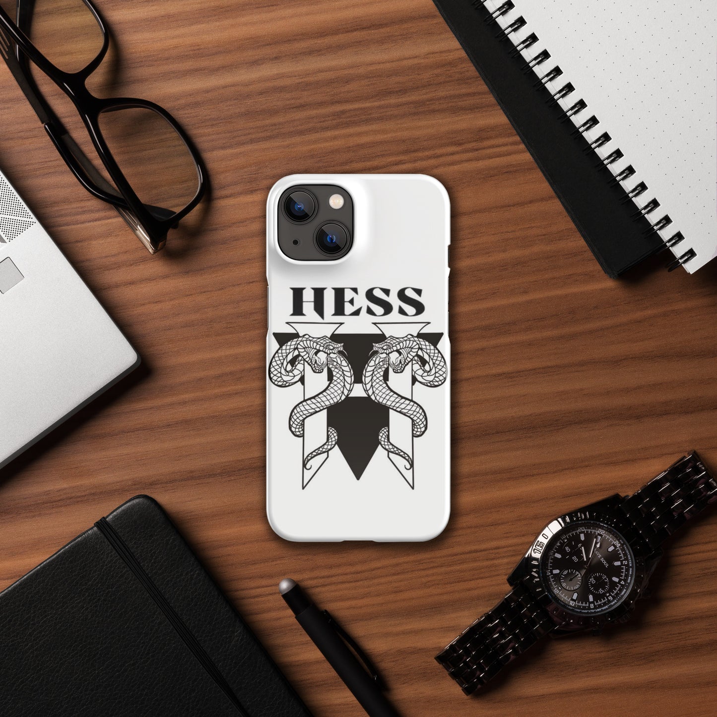 Hess Snake logo Ian Messeli Design Snap case for iPhone®