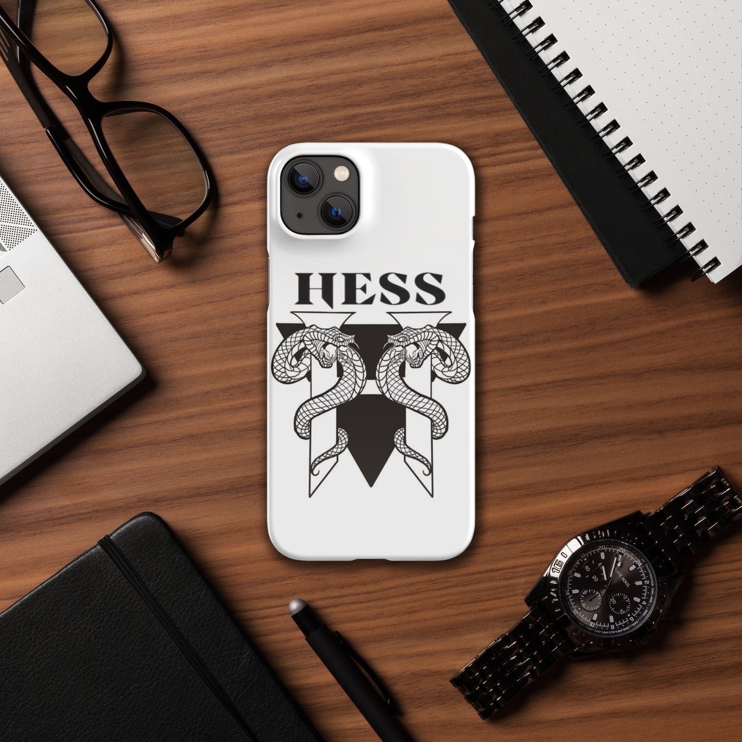 Hess Snake logo Ian Messeli Design Snap case for iPhone®