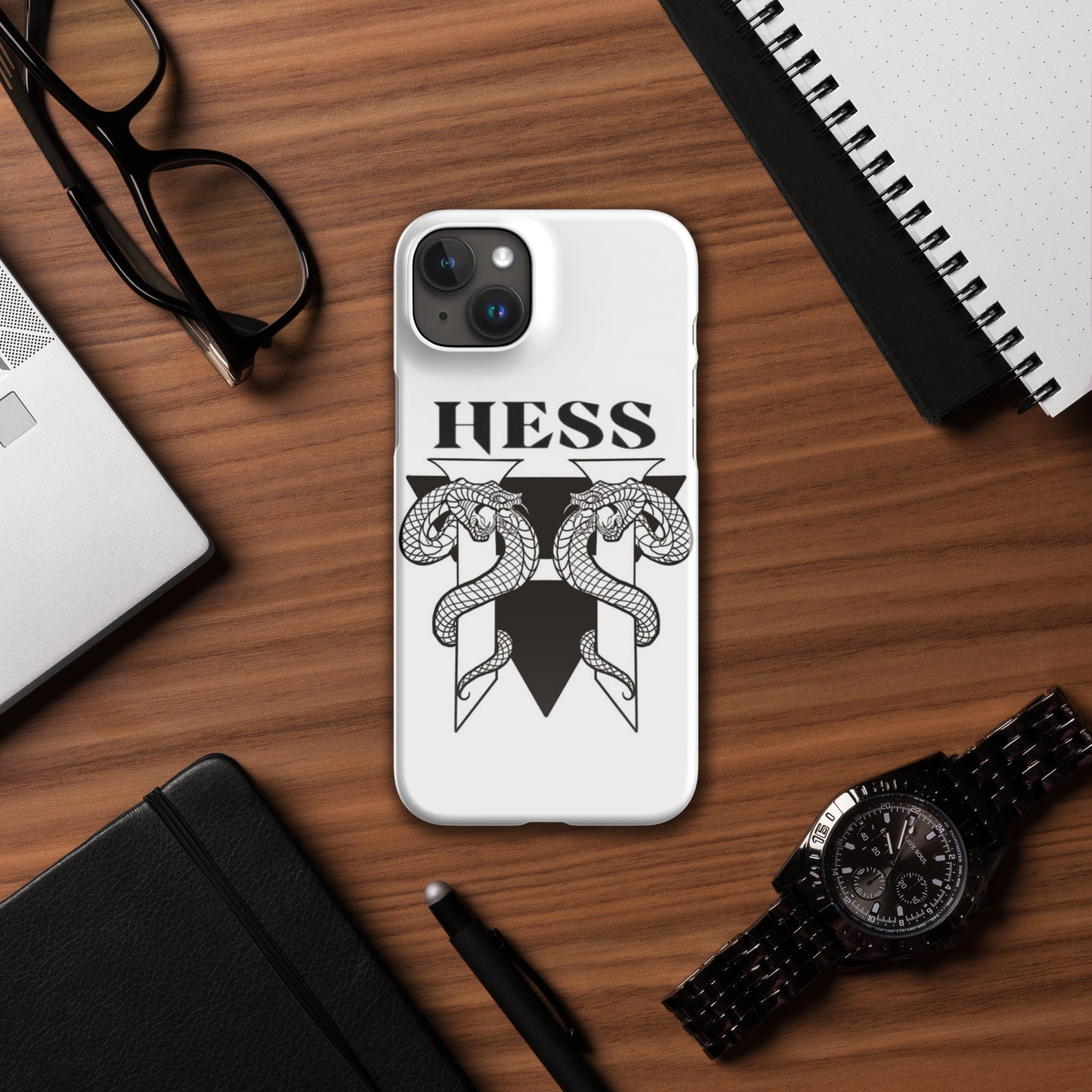 Hess Snake logo Ian Messeli Design Snap case for iPhone®