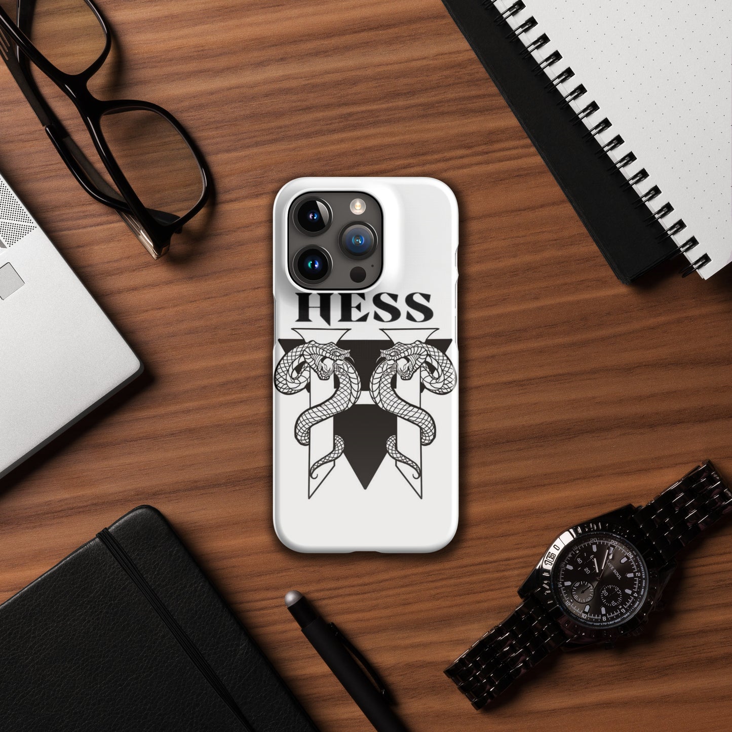 Hess Snake logo Ian Messeli Design Snap case for iPhone®